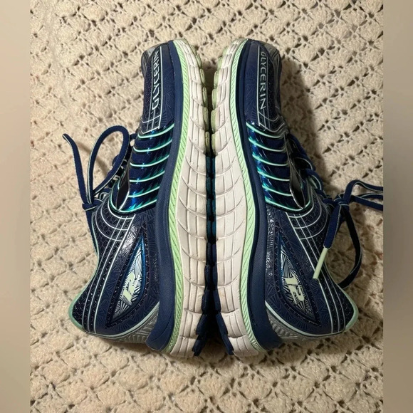 Brooks Glycerin 12 Navy Athletic Running Shoes 1201601B453 Women's US 8.5 B - Picture 3 of 11